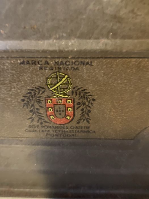 Lata de Azeite Natal antiga