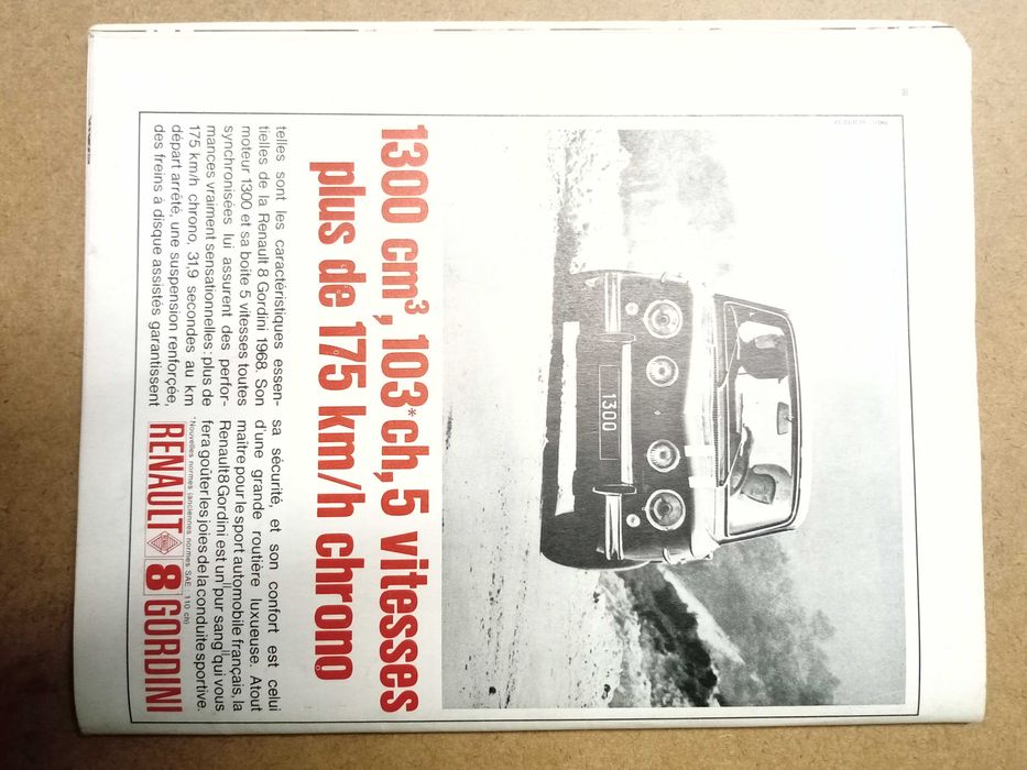 Revista Sport-auto #77. 1968