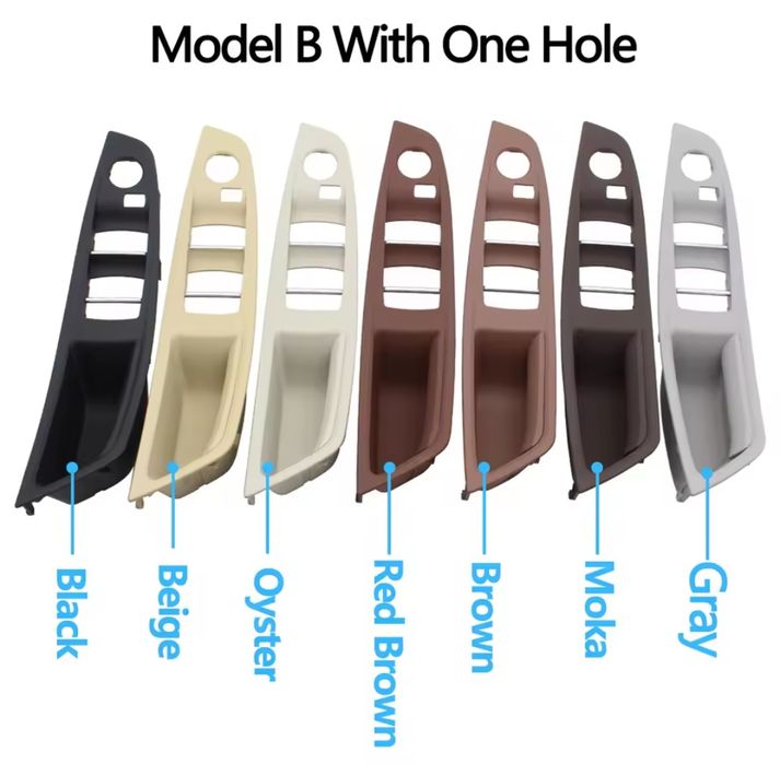 Puxador Pegas moldura Apoio de braço Pele BMW Série 5, X5