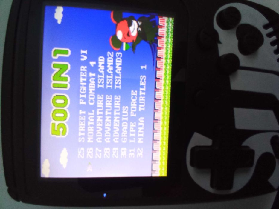 Consola jogos retro (Tetris clássico)