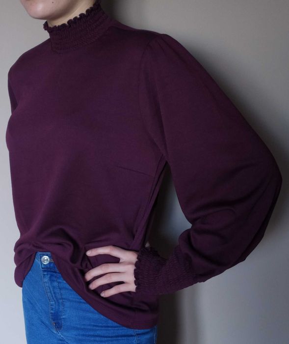Fioletowa bluzka vila clothes r. M