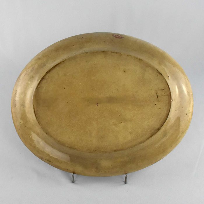 Travessa Faiança Inglesa decoração “Verona” Wedgwood & Cº ivory