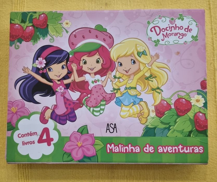 4 Livros de Aventuras Docinho de Morango
