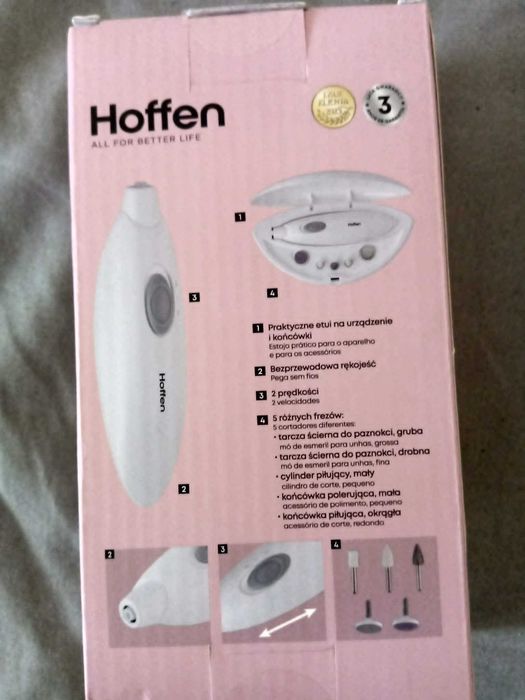 hoffen zestaw do manicure i pedicure nowy