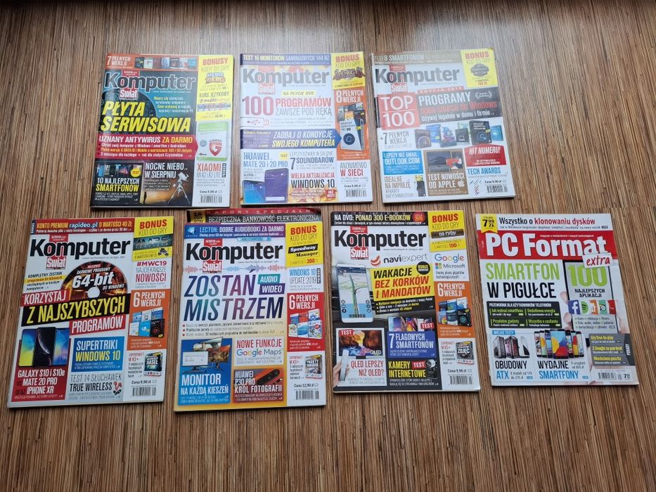 Czasopisma Komputer Świat nr z lat 2018/2019