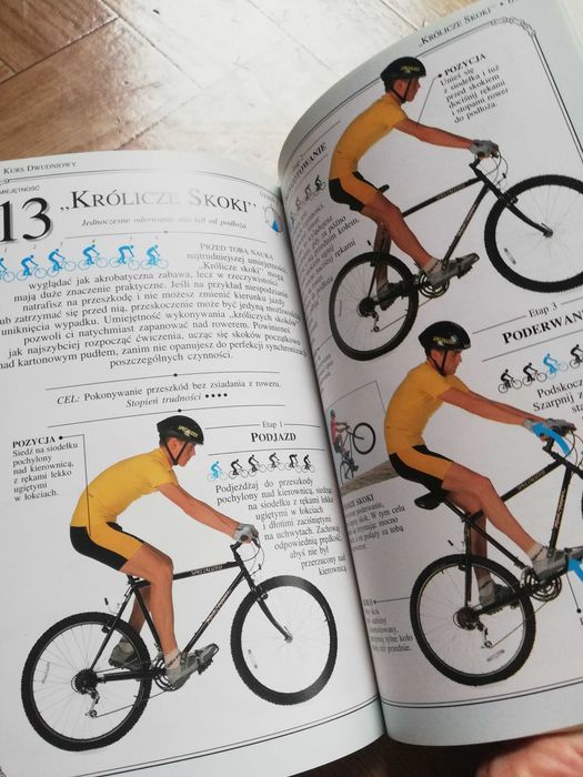 ksiazka: ,,Nauka jazdy na rowerze gorskim"