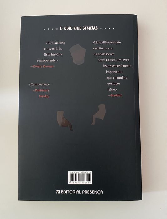 O ódio que semeias - Angie Thomas
