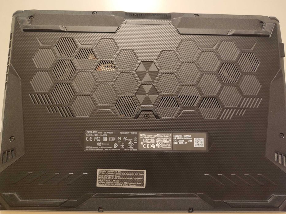 Laptop Asus Tuf Gaming A15 Gamingowy