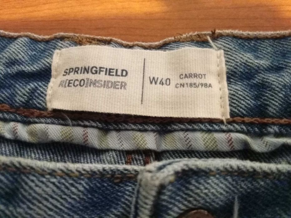 Calça de ganga SPRINGFIELD TAM 50 com etiqueta.