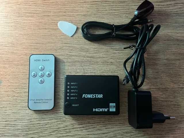 HDMI 1080p 60Hz Switcher 5 in 1
