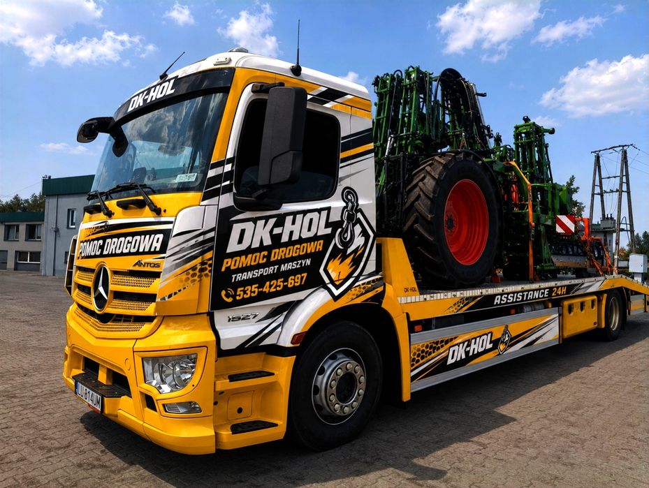 Transport Maszyn pomoc drogowa do 10 ton
