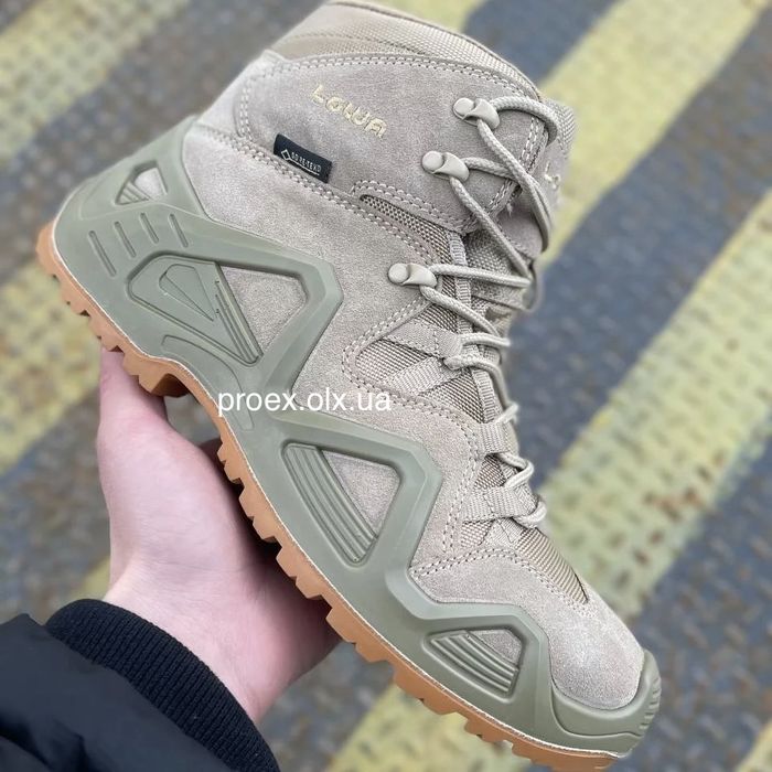 Тактичні берці LOWA Zephyr GTX Coyote Gore-Tex замш військові армійські черевики