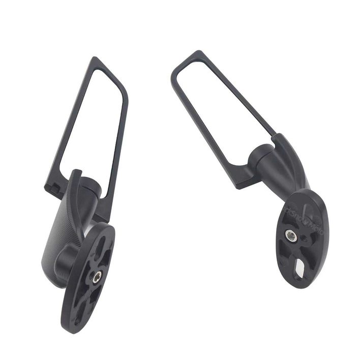 Par de espelhos asa pequenos (130 mm) e grandes (156 mm) moto racer