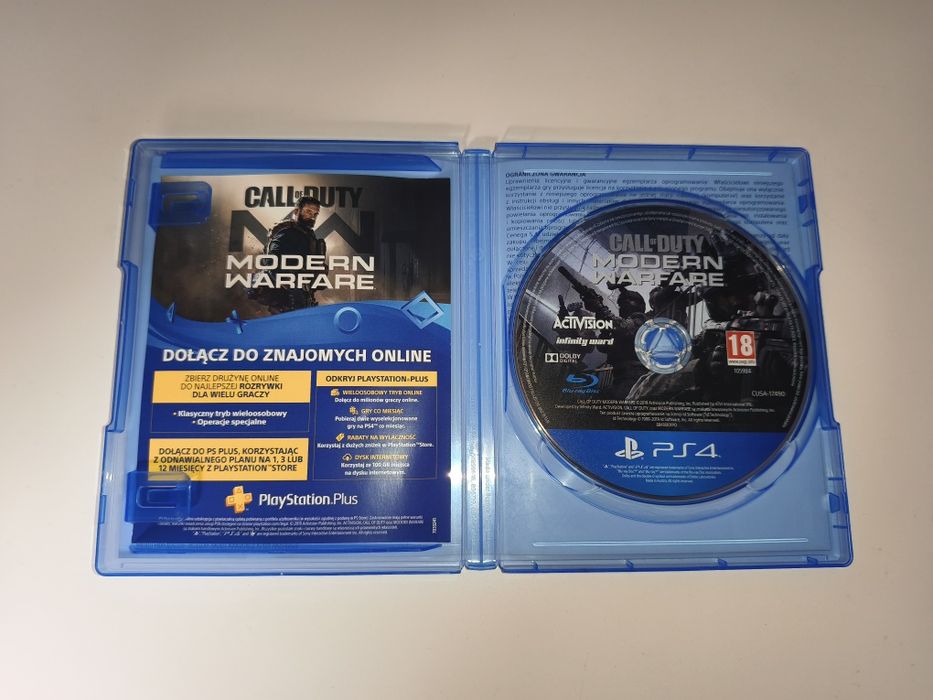 Gra Ps4 Call of Duty Modern Warfare PL gry PlayStation 4 Sniper UFC GT