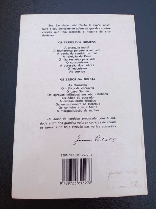 Livro "A Igreja e a Verdade", João Paulo II