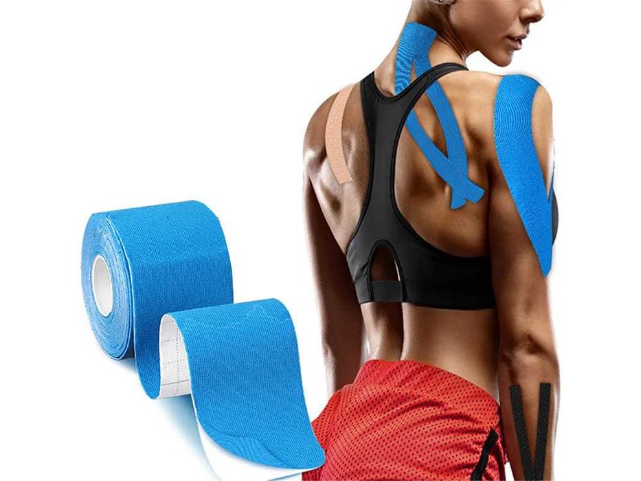 Taśma kinezjologiczna tape tejpy plastry KINESIOTAPING sportowa PRO 5m