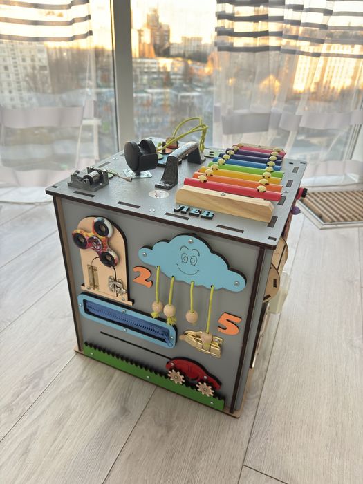 Бизикуб детский  30*30*30