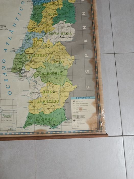 Mapa de Portugal Províncias