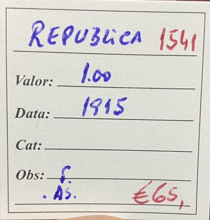 Moeda 1541 - 1 Escudo 1915 Prata