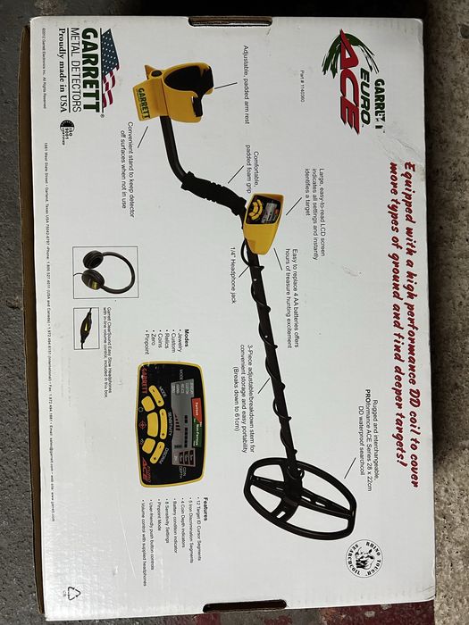 Металошукач Garrett euro ace 250