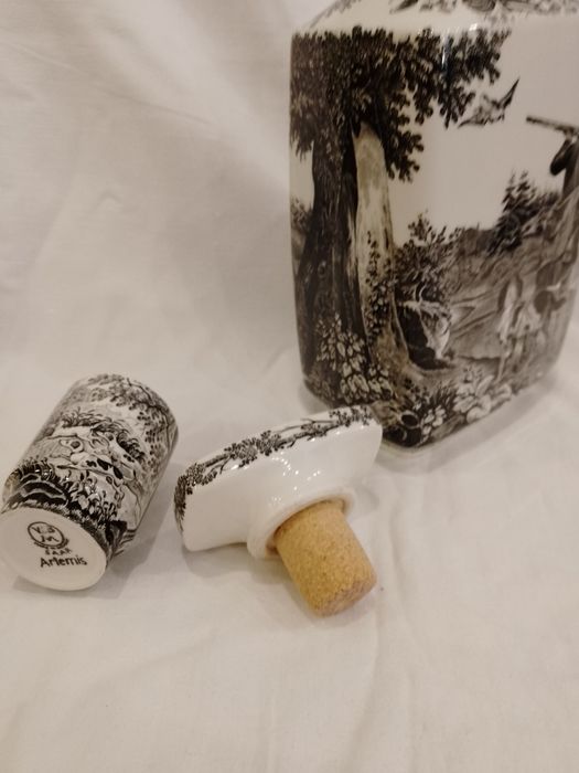 Графин с рюмками "Охота".Villeroy & Boch.Германия.