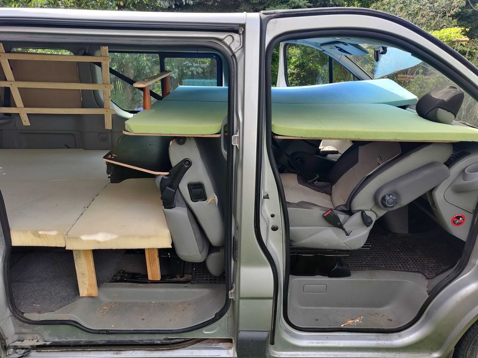 Zabudowa Kamper Box do Opel Vivaro / Trafic | Łóżko + Materace | Gotow