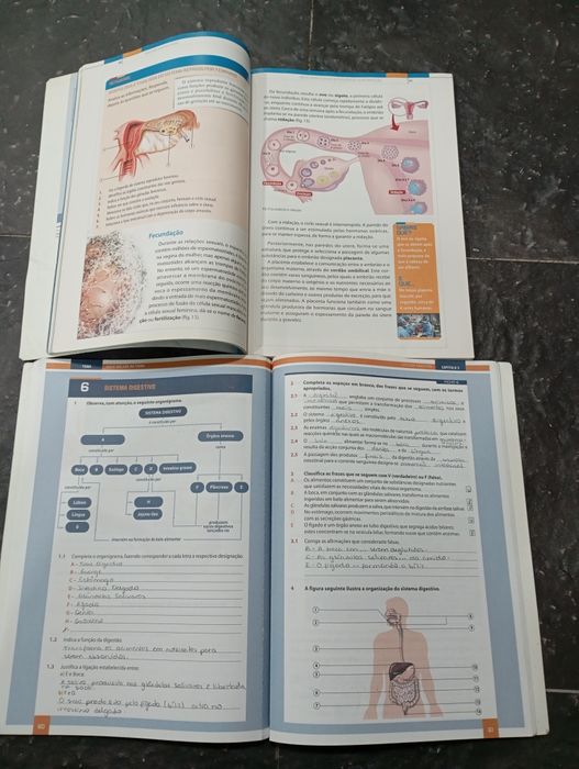 Livros escolares de ciências naturais