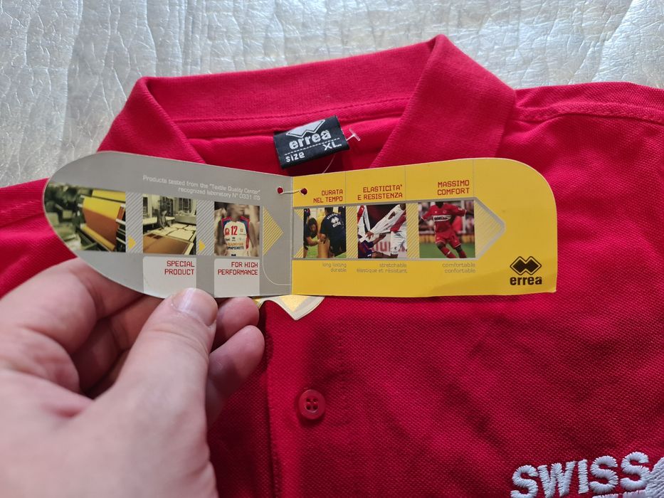 Поло Errea swiss basketbaal.Новая.