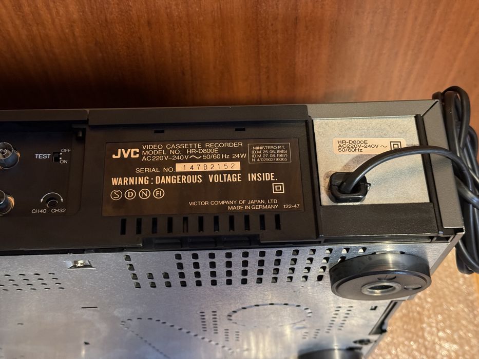 Leitor gravador VHS Panasonic