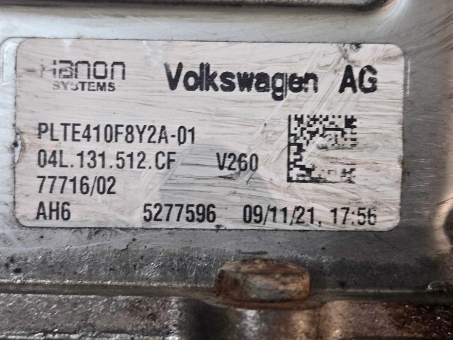 Радіатор вихлопних газів EGR VW T6 04L131512CF