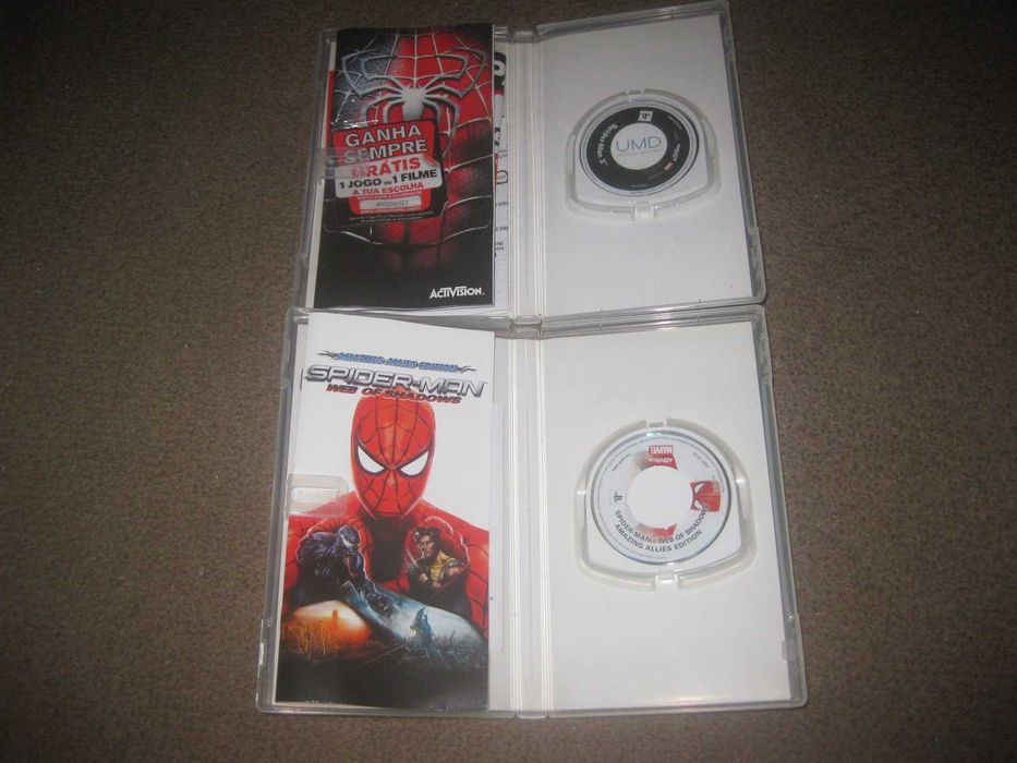 2 Jogos para a PSP da Saga "Spider-Man" Completos!