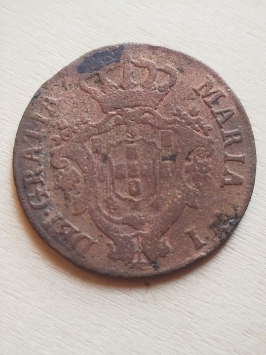 Moeda 10 Reis 1797 Coleção Rainha Dona Maria I Monarquia