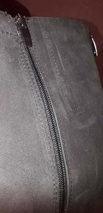 Продаются зимні шкіряні, замшові сапоги 38 р.