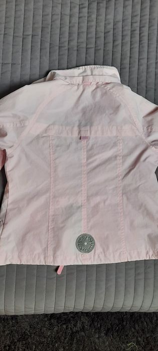 Kurtka, wiatrówka dziewczęca, jasny róż, roz.116 H&M