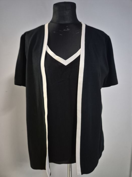 Bluzka z wszyta narzutka roz 46