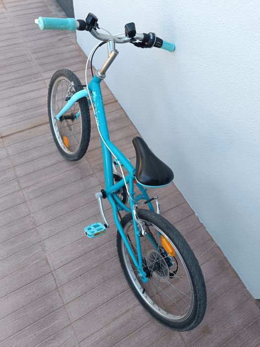 Bicicleta roda 20 B-Twin Azul