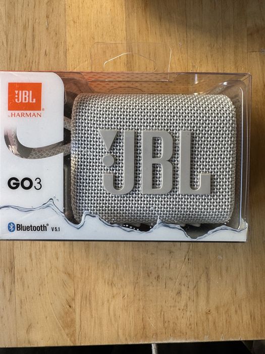 Coluna  de som JBL Go 3 cinzenta