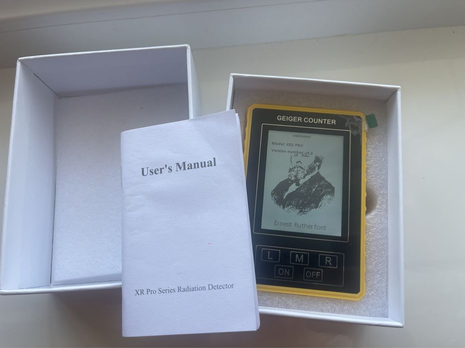 Дозиметр лічильник Гейгера та електромагнітного випромінювання XR3 PRO