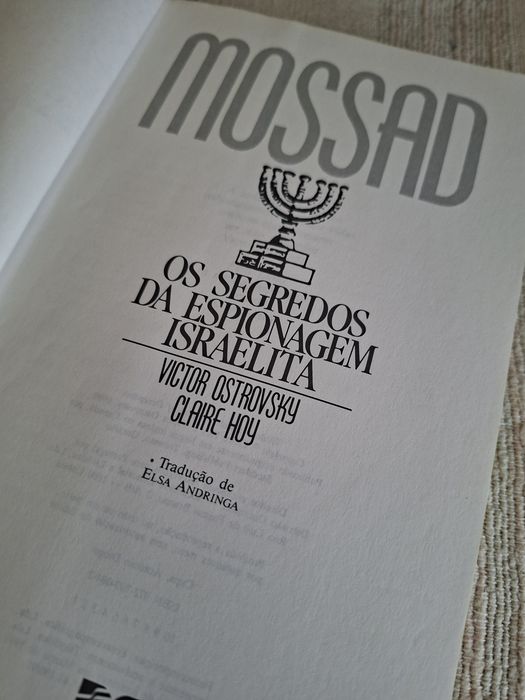 Livro sobre a Mossad Serviços Secretos de Israel