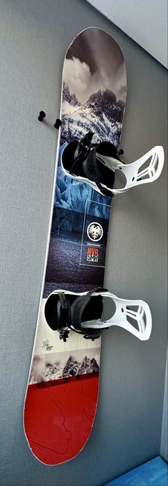 Сноуборд Never Summer Snowtrooper 2021 з кріпленнями Union