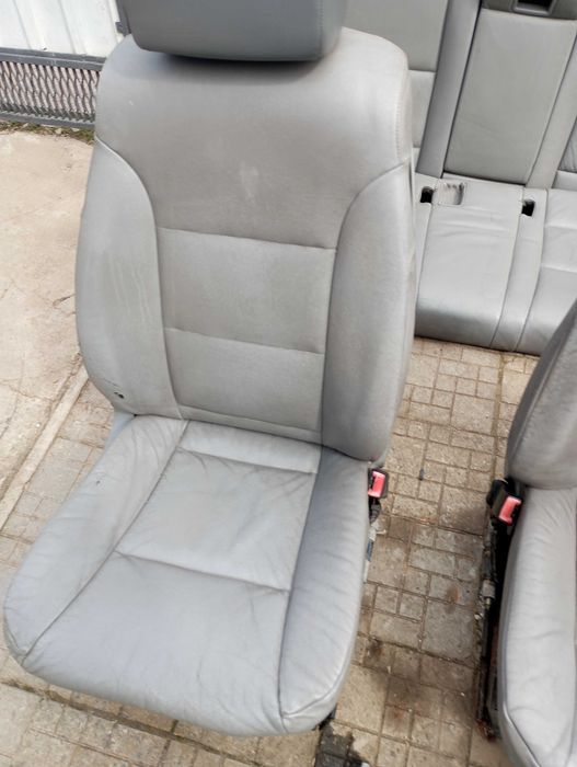 сидіння, диван, салон BMW e60 (Сіра шкіра)