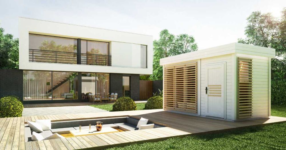 Sauna Ogrodowa Fińska - MEGS05 4x2m Polski Producent