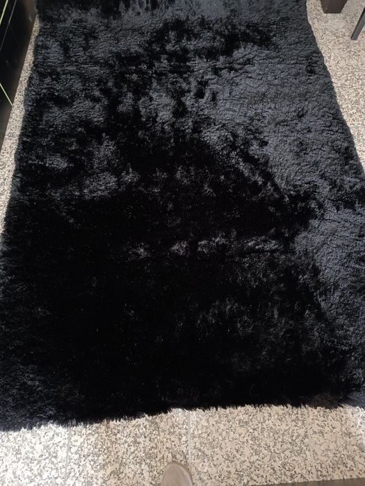 Carpete preta sala de jantar