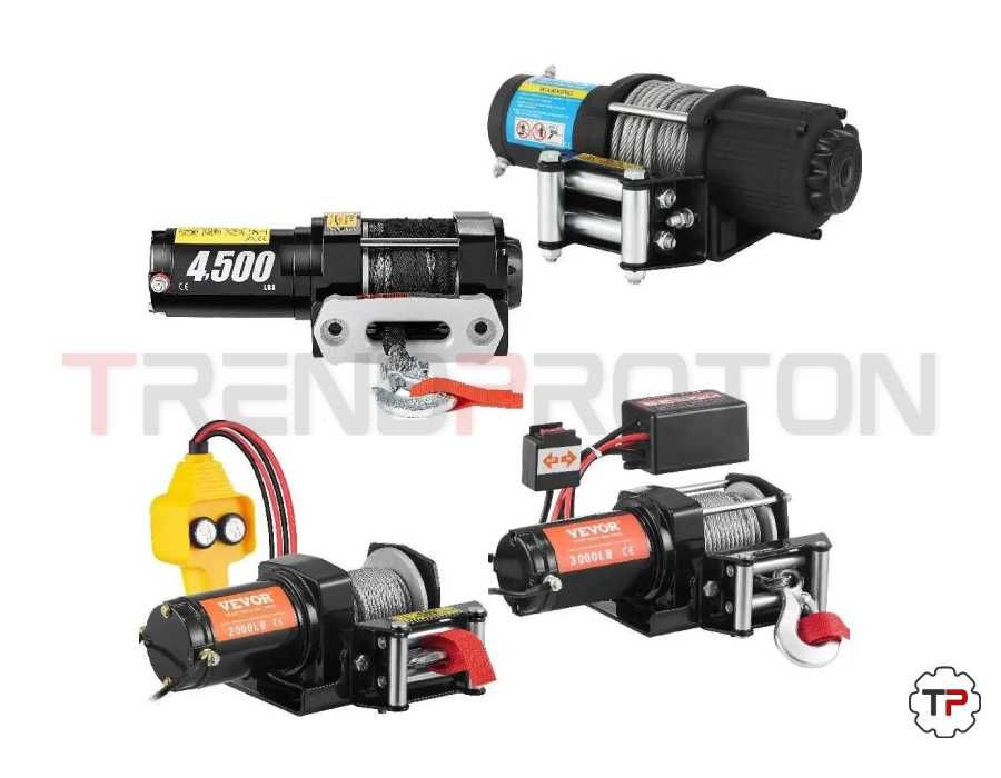 Guinchos Elétricos para 4x4 c/ Controlo Remoto