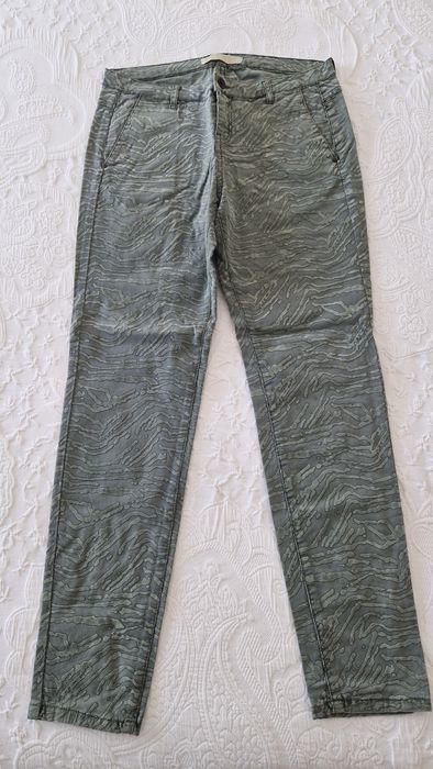 Calças Verdes Zara tamanho 36