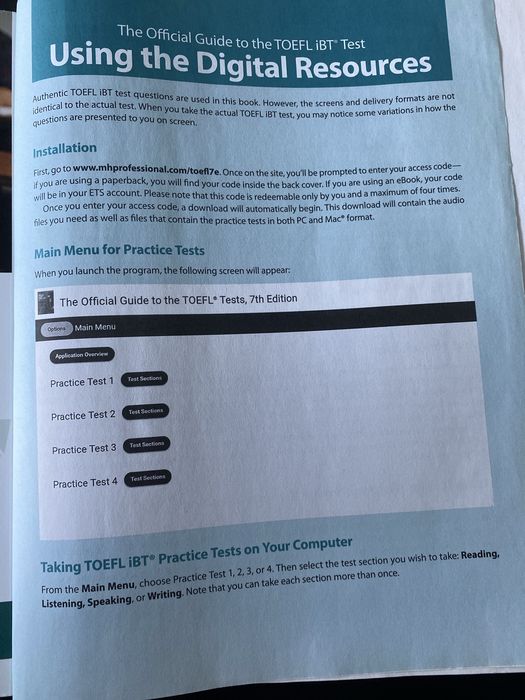 Official Guide to the TOEFL IBT Test