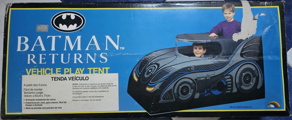 Batman Returns Vehicle Play Tent / Tenda Infantil Batman VINTAGE - 1992