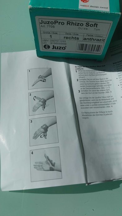 Ligadura ortopedica mão - marca JUZO