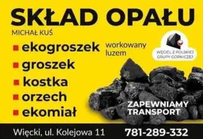 Skład Opału, węgiel, groszek