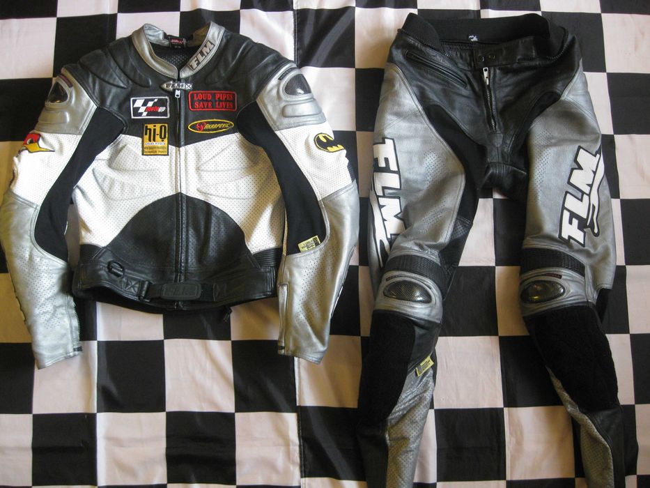 Kombinezon motocyklowy skórzany FLM RACE SUIT CARBON rozm.52